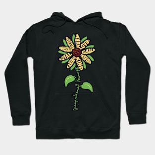 OT Therapist Motivate Occupational Therapy Sunflower Hoodie